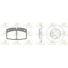 8101.01 ROADHOUSE Комплект тормозов, дисковый тормозной механизм