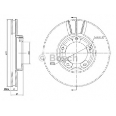 0 986 BB4 344 BOSCH Тормозной диск