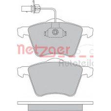 1170261 METZGER Комплект тормозных колодок, дисковый тормоз