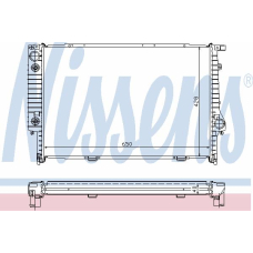 60694A NISSENS Радиатор, охлаждение двигателя
