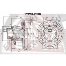 TYWH-250R ASVA Ступица колеса