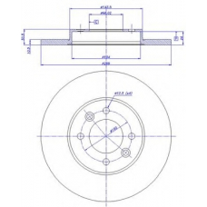 142.594 CAR Тормозной диск