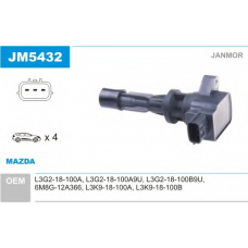JM5432 JANMOR Катушка зажигания