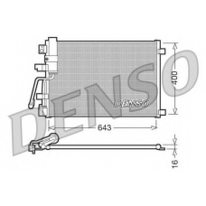 DCN46003 DENSO Конденсатор, кондиционер