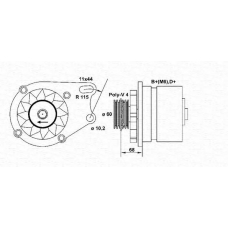 063321747010 MAGNETI MARELLI Генератор