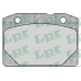 05P127 LPR Комплект тормозных колодок, дисковый тормоз