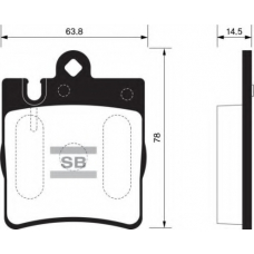 FBP1089A FI.BA Комплект тормозных колодок, дисковый тормоз