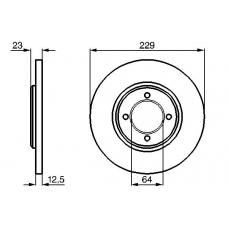 0 986 478 767 BOSCH Тормозной диск