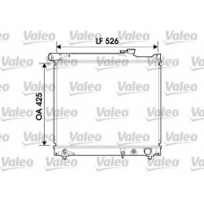 734214 VALEO Радиатор, охлаждение двигателя