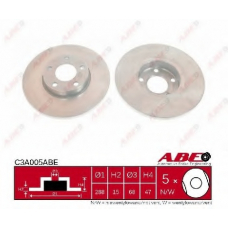 C3A005ABE ABE Тормозной диск