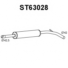 ST63028 VENEPORTE Средний глушитель выхлопных газов