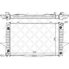 10-26450-SX STELLOX Радиатор, охлаждение двигателя