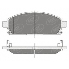 SP 338 SCT Комплект тормозных колодок, дисковый тормоз