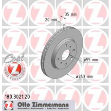 180.3021.20 ZIMMERMANN Тормозной диск