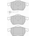 FQT1496 FERODO Комплект тормозных колодок, дисковый тормоз