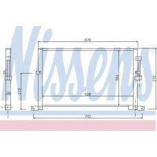 94718 NISSENS Конденсатор, кондиционер