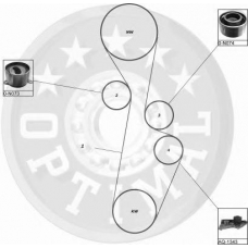 SK-1226 OPTIMAL Комплект ремня грм