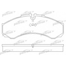 PBP1315 PATRON Комплект тормозных колодок, дисковый тормоз