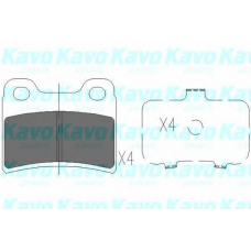 KBP-4011 KAVO PARTS Комплект тормозных колодок, дисковый тормоз