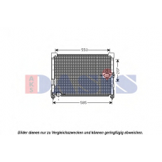 102017N AKS DASIS Конденсатор, кондиционер