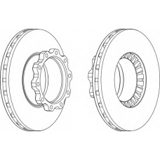 FCR192A FERODO Тормозной диск