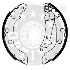 BB-4150 OPTIMAL Комплект тормозных колодок