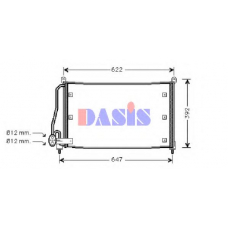 152620N AKS DASIS Конденсатор, кондиционер