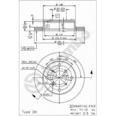 24505 E AP Тормозной диск