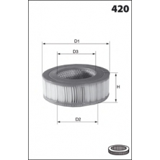 EL3550 MECAFILTER Воздушный фильтр
