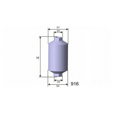 E503 MISFAT Топливный фильтр