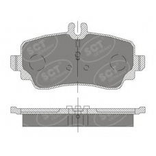 SP 411 SCT Комплект тормозных колодок, дисковый тормоз