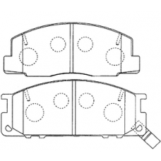 PN-1218 JNBK Колодки тормозные