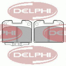 LP1427 DELPHI Комплект тормозных колодок, дисковый тормоз