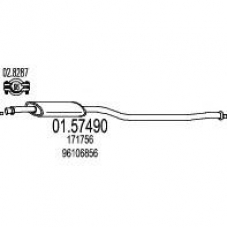 01.57490 MTS Средний глушитель выхлопных газов
