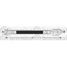 T 56 075 BREMBO Тормозной шланг