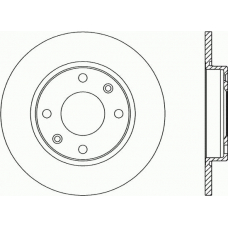 BDR1428.10 OPEN PARTS Тормозной диск