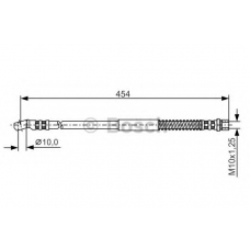 1 987 481 029 BOSCH Тормозной шланг