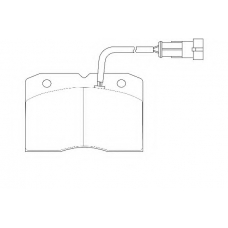 WBP29140A WAGNER LOCKHEED Комплект тормозных колодок, дисковый тормоз