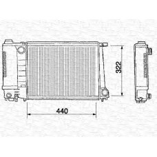 350213240000 MAGNETI MARELLI Радиатор, охлаждение двигателя