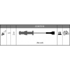 J5387018 NIPPARTS Ккомплект проводов зажигания