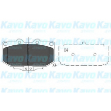 KBP-6536 KAVO PARTS Комплект тормозных колодок, дисковый тормоз