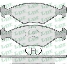 05P679 LPR Комплект тормозных колодок, дисковый тормоз