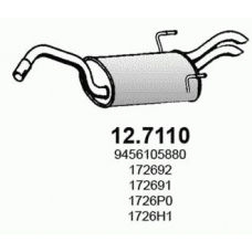 12.7110 ASSO Глушитель выхлопных газов конечный