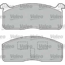 551650 VALEO Комплект тормозных колодок, дисковый тормоз