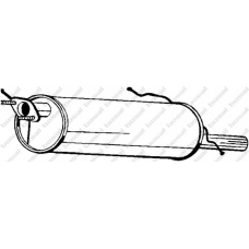 171-313 BOSAL Глушитель выхлопных газов конечный