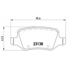 P 50 090 BREMBO Комплект тормозных колодок, дисковый тормоз