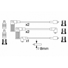 0 986 356 846 BOSCH Комплект проводов зажигания