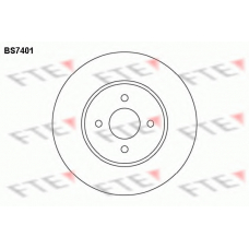 BS7401 FTE Тормозной диск