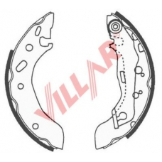 629.0656 VILLAR Комплект тормозных колодок