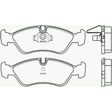 MDB1889 MINTEX Комплект тормозных колодок, дисковый тормоз